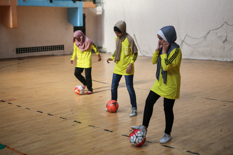 Gaza girls will prove that football is not a game just for men